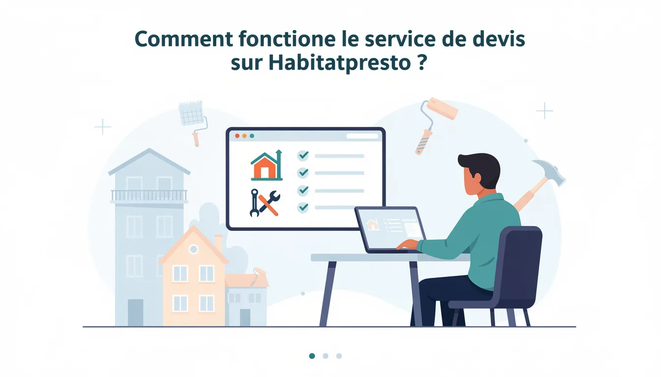 Comment obtenir un devis travaux sur habitatpresto facilement 3 Comment fonctionne le service de devis sur Habitatpresto ?