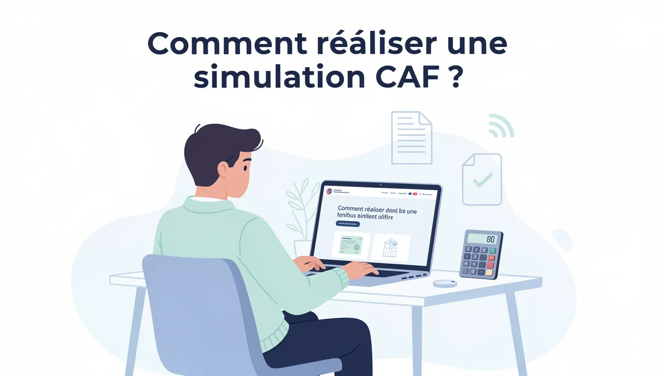 Comment réaliser une simulation CAF ?