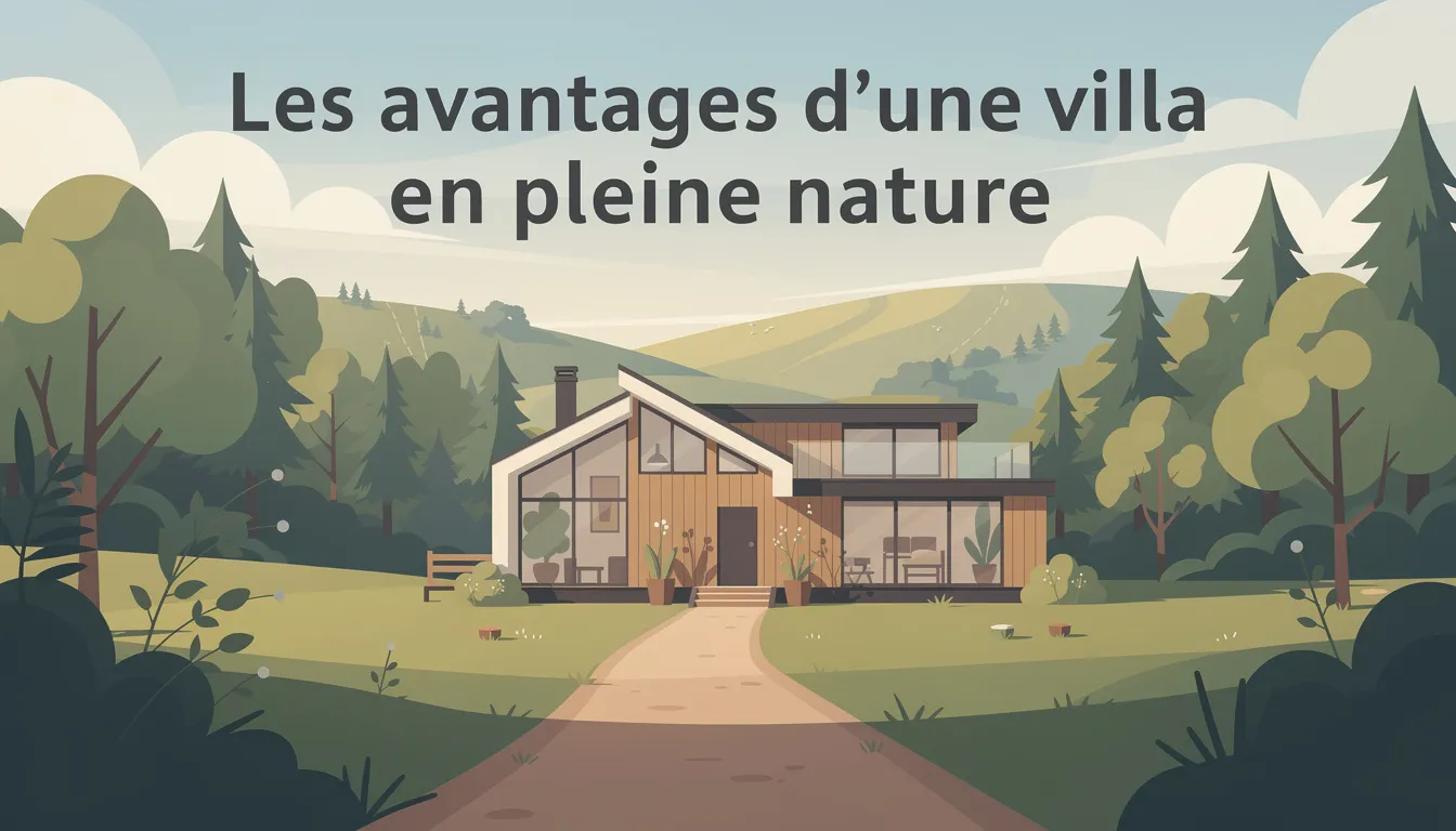 Découvrez cette maison isolée en pleine nature à vendre 3 Les avantages d'une villa en pleine nature