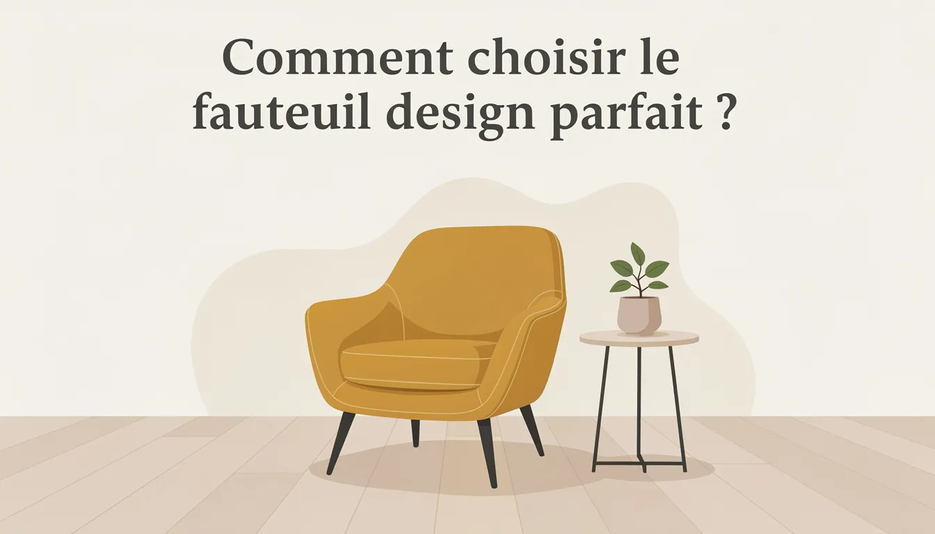 Comment choisir le fauteuil design parfait ?