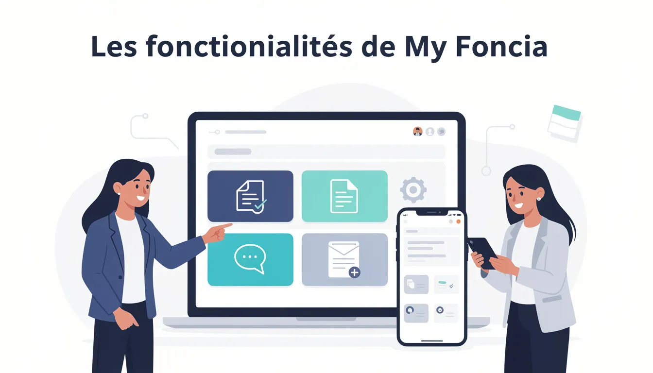 Les fonctionnalités de My Foncia