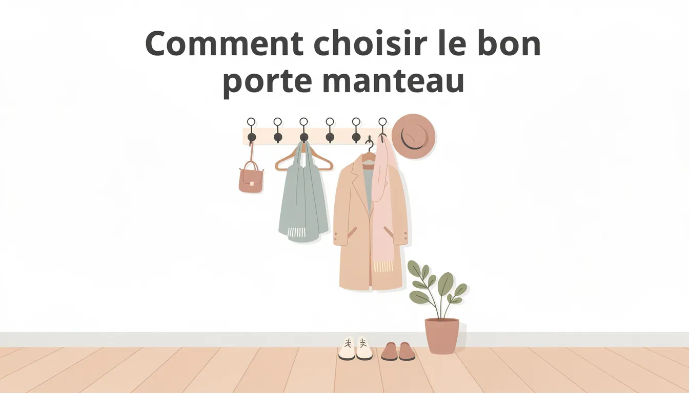 Comment choisir le bon porte manteau