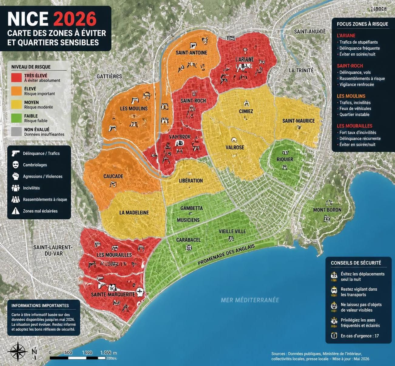 Zones à éviter à nice en 2026 : guide cartographique et recommandations essentielles 1 découvrez les zones à éviter à nice en 2026 grâce à notre guide cartographique détaillé et nos recommandations essentielles pour un séjour en toute sécurité.